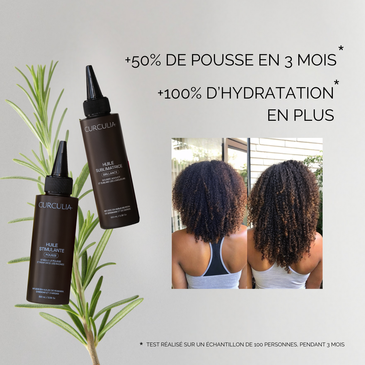 Le Duo Cheveux Pousse et Brillance