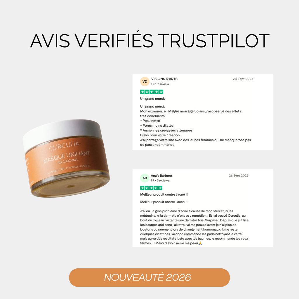 Masque Unifiant au Curcuma