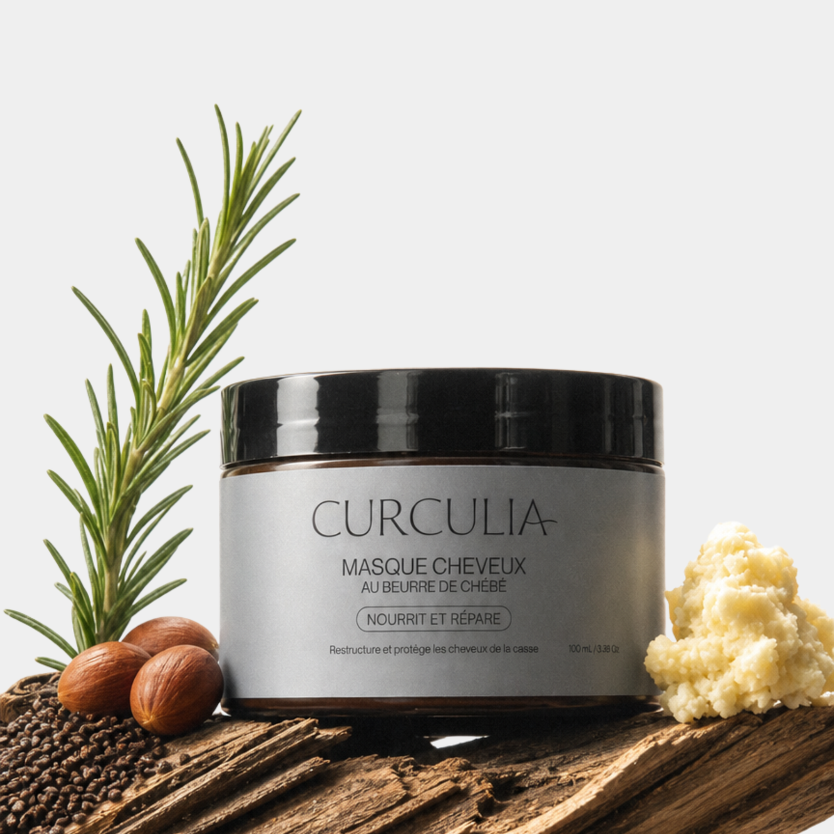 Masque cheveux nourrissant au beurre de chébé