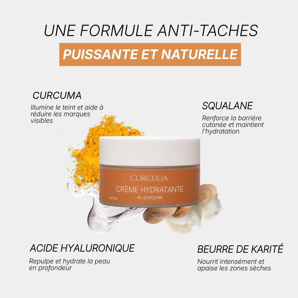 Crème hydratante au Curcuma