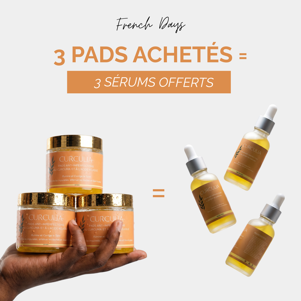 [OFFRE FRENCH DAYS] 3 achetés = 3 offerts