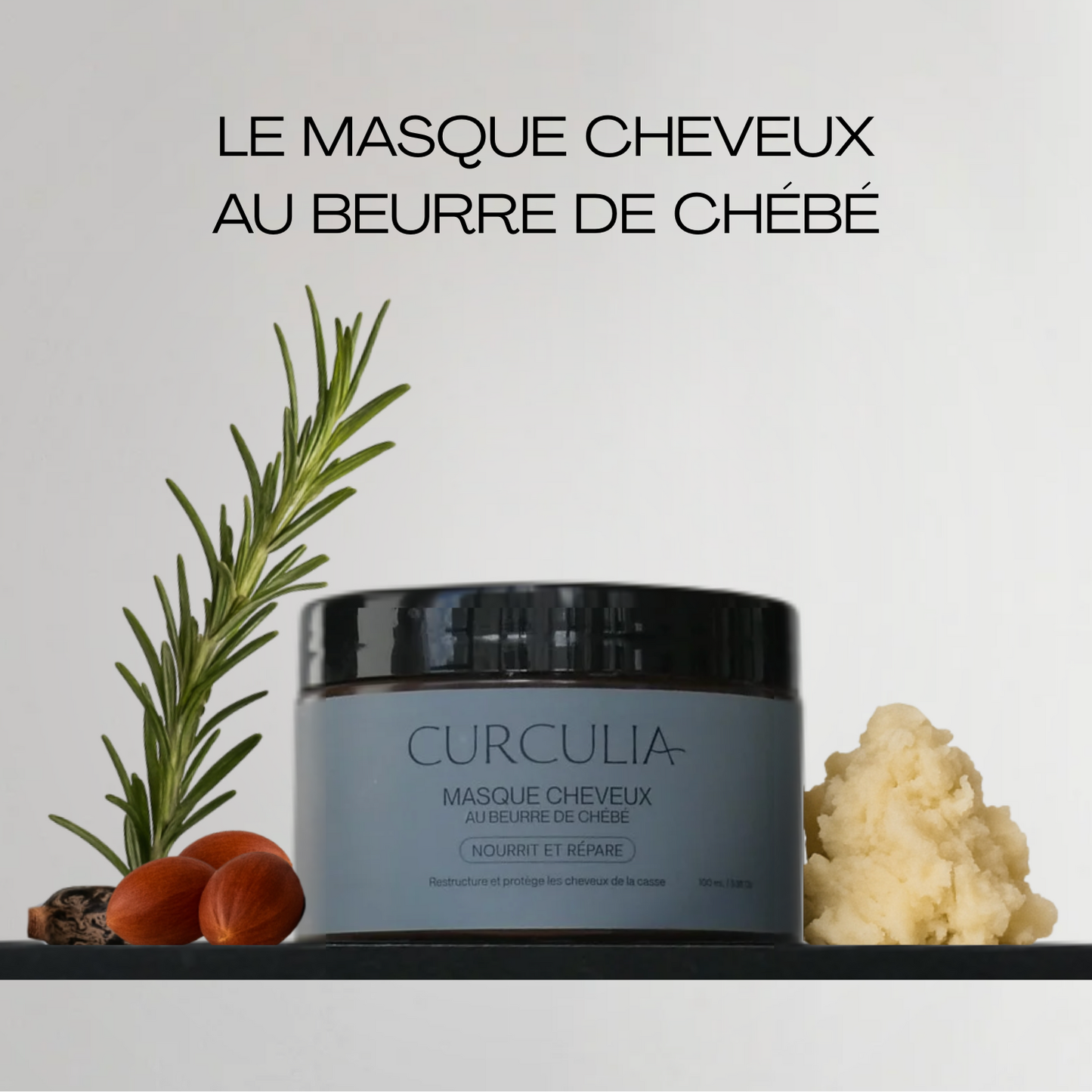 Masque cheveux nourrissant au beurre de chébé