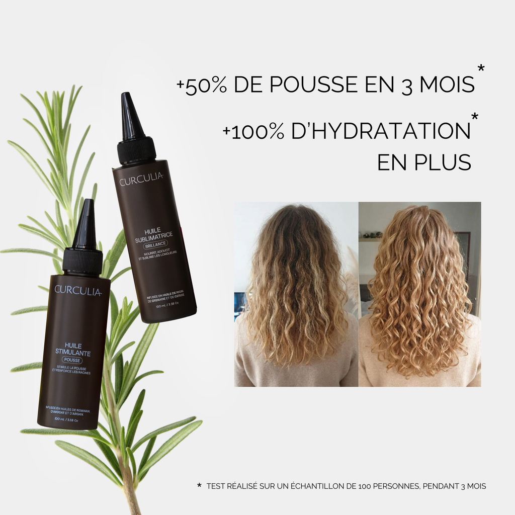 Le Duo d'Huiles Pousse et Brillance