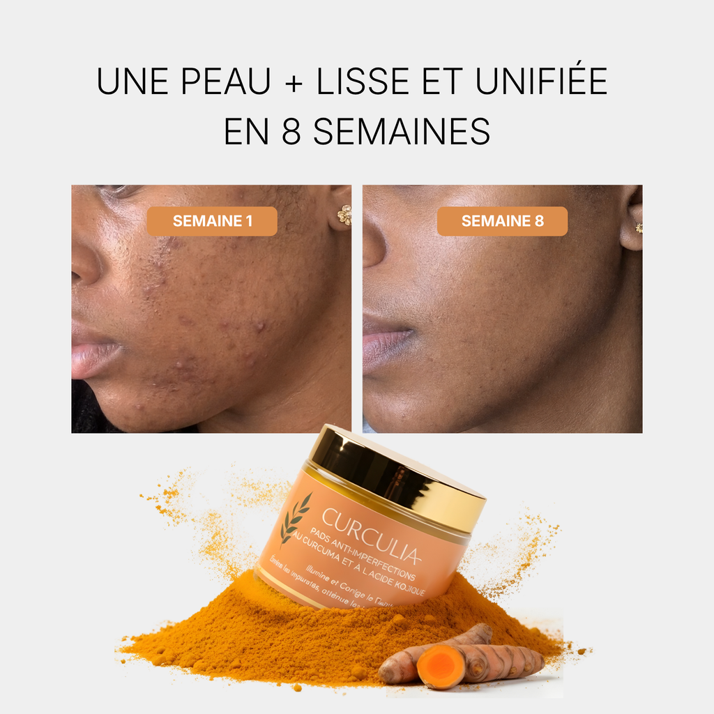 Pads Nettoyants au Curcuma 3 en 1