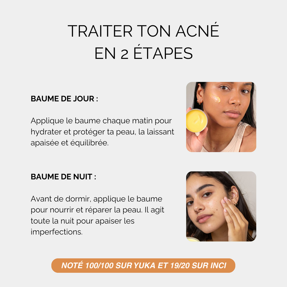 Baume de jour anti-acné