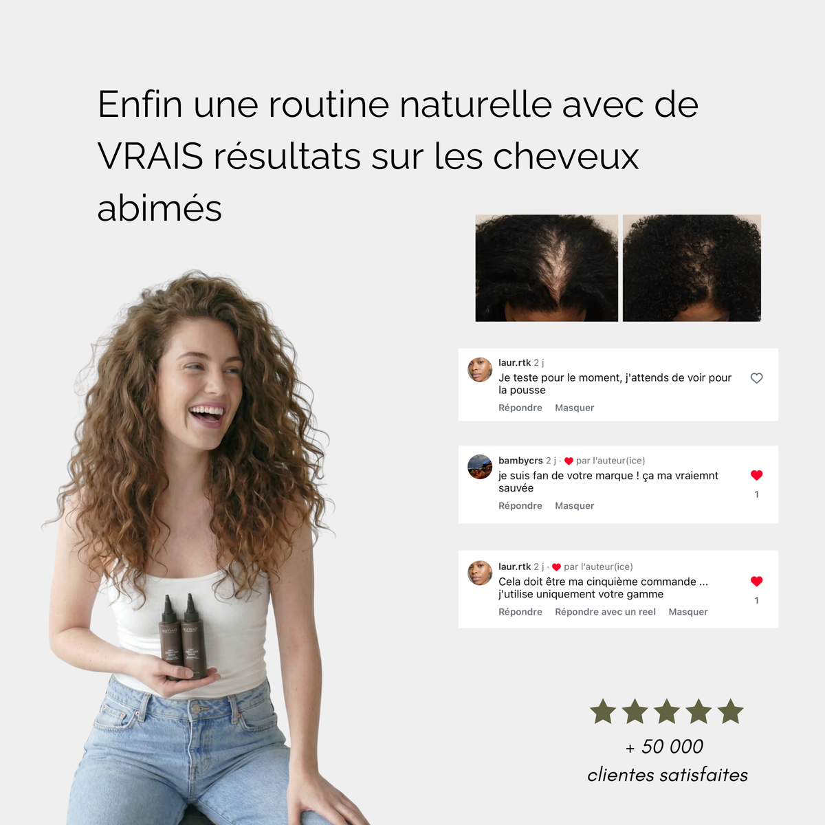 Le Duo d'Huiles Pousse et Brillance