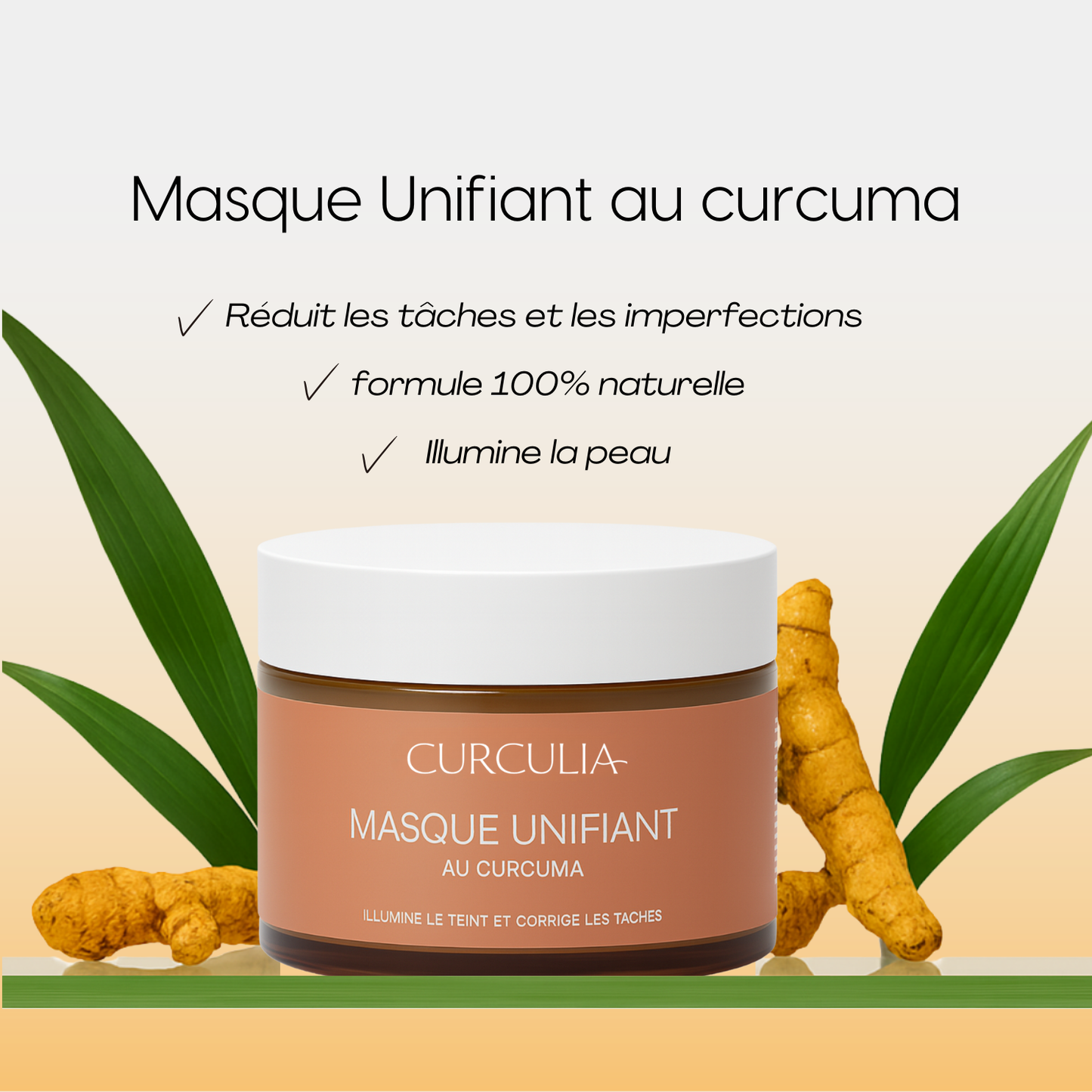 Masque Unifiant au Curcuma