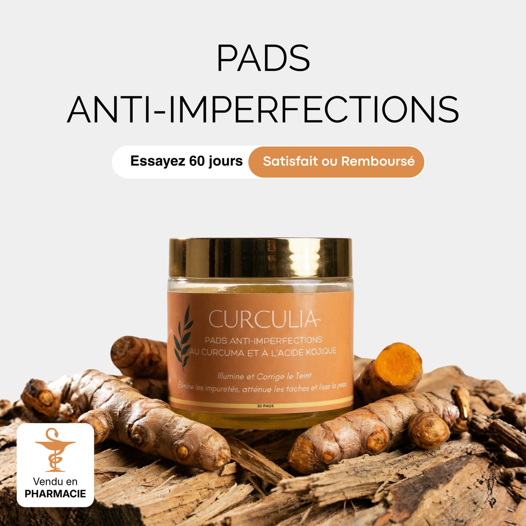 Pads Nettoyants au Curcuma 3 en 1
