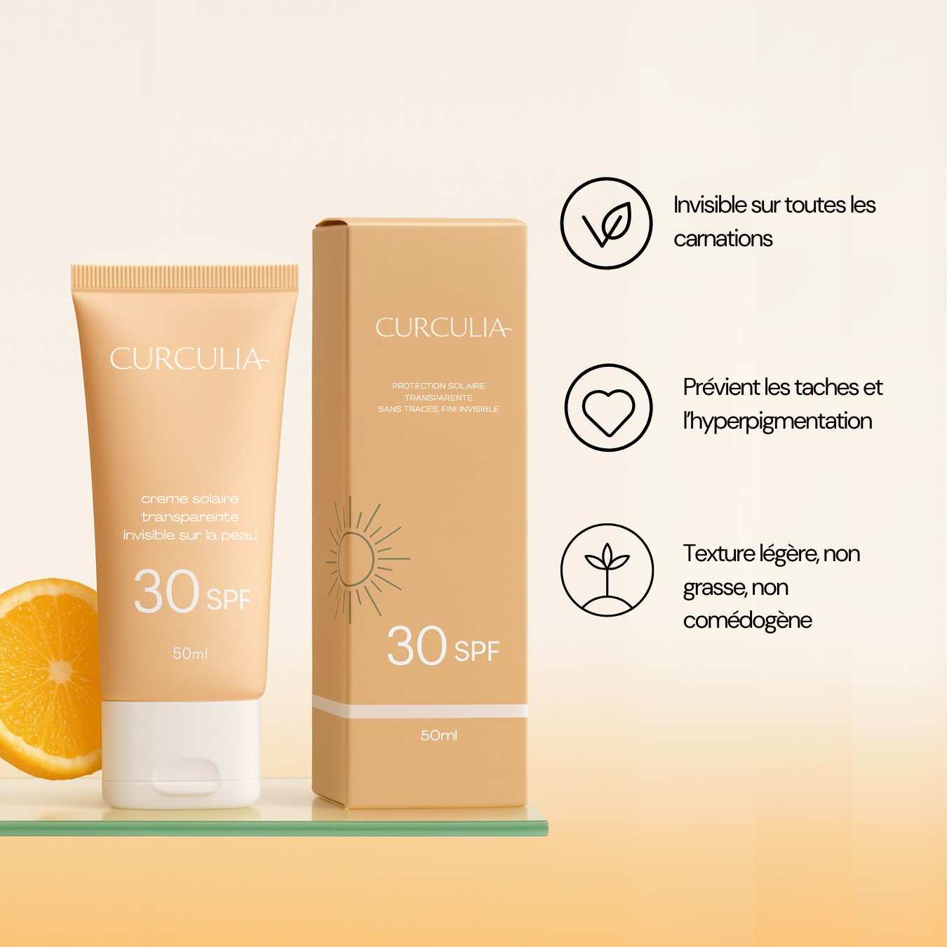 Crème Solaire Transparente